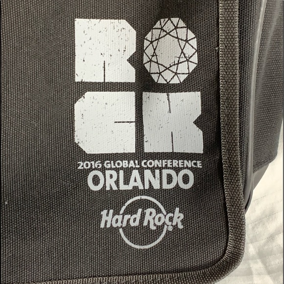 Hard Rock rare global conference messenger bag - Picture 1 of 6